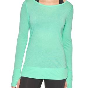 Gap Fit Activewear Open-Back top mint green Women